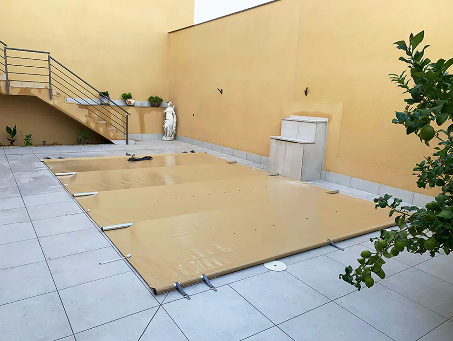 cobertor de seguridad estándar para piscina